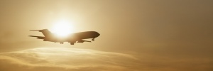 flying at sunset (from Getty Images under licence)