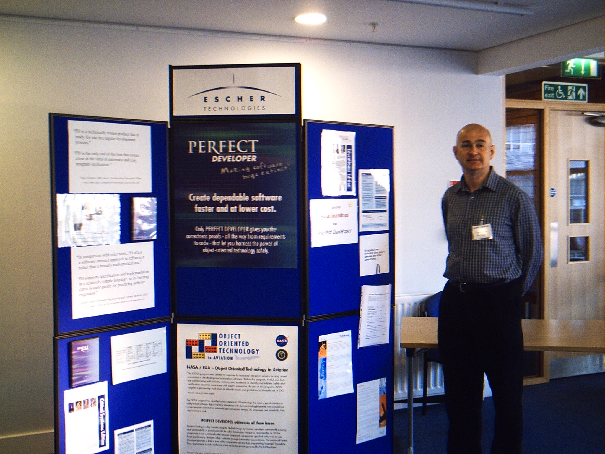 David at exhibition at SEFM